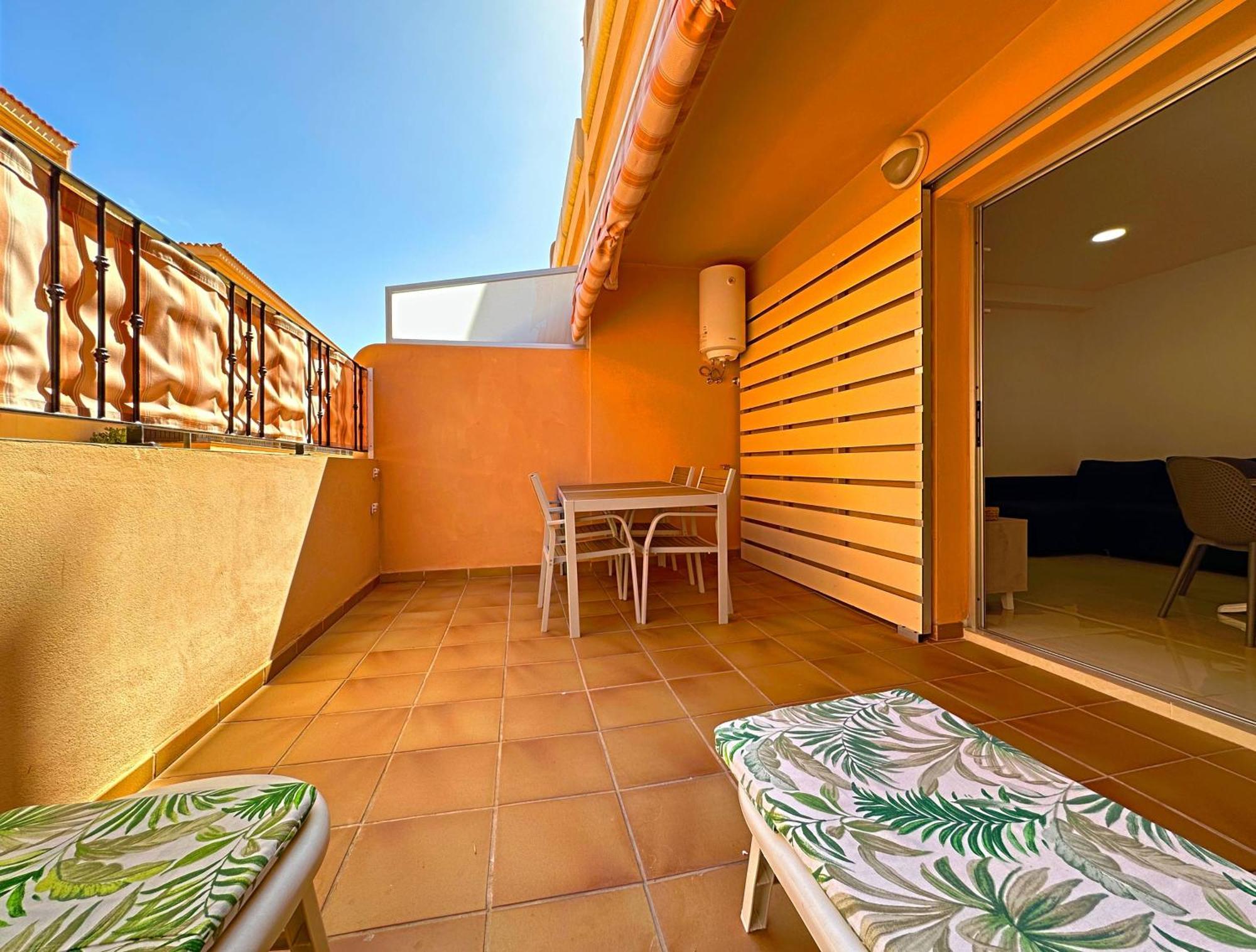 Los Cristianos Piscina Y Terraza Buitenkant foto