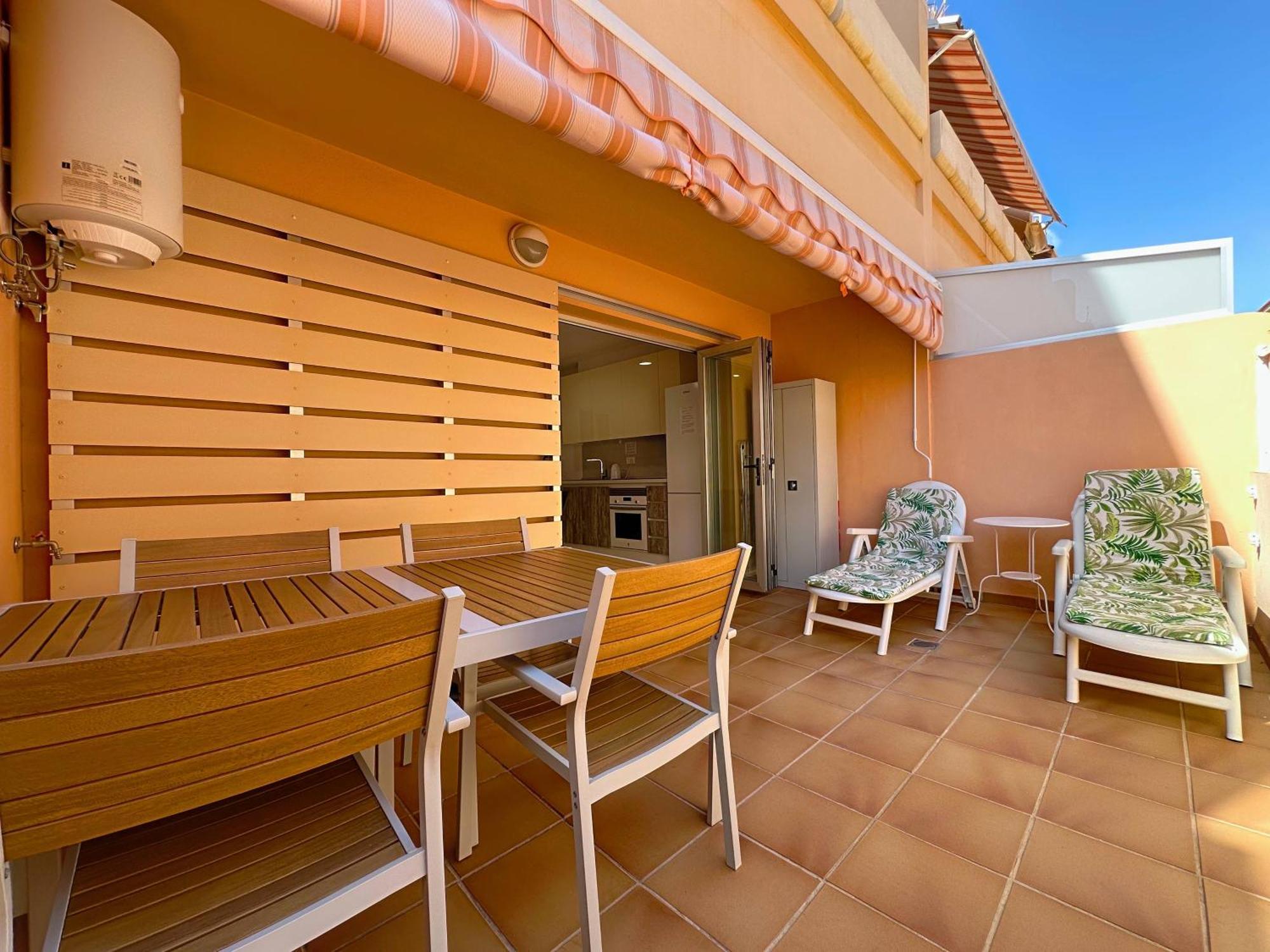 Los Cristianos Piscina Y Terraza Buitenkant foto